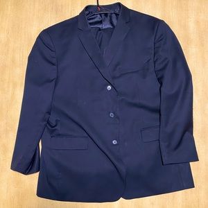 Linea Uomo Black MENS Suit. Superclean and like new. 52R 47 waist